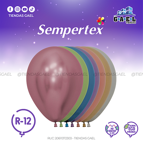Globos Reflex Sempertex R-12 X 50 Und