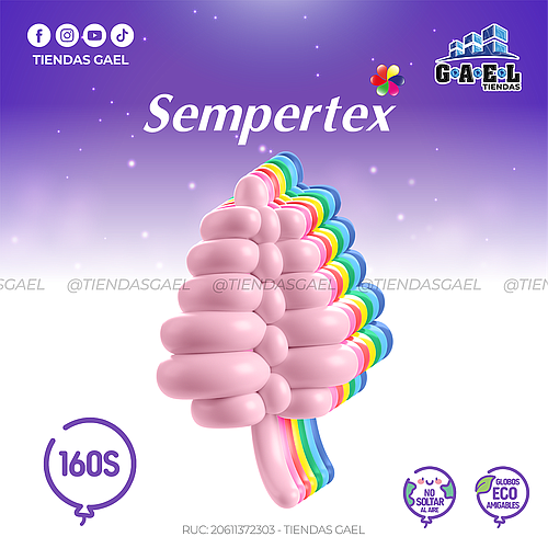Globos Fashion Sempertex 160S X 50 Und