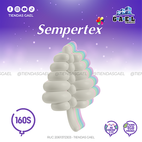 Globos Pastel Dusk Sempertex 160S X 50 Und