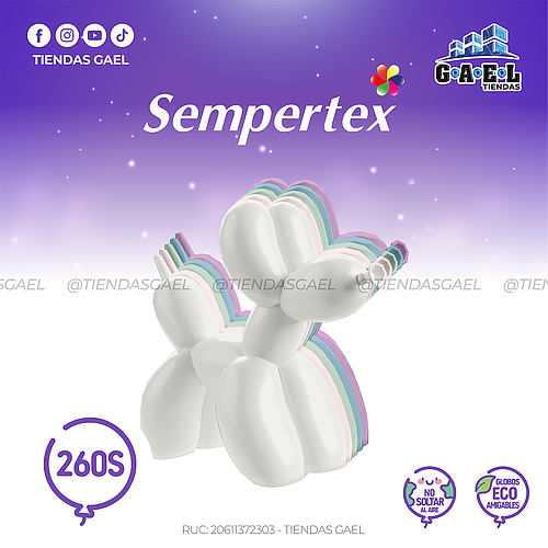 Globos Pastel Dusk Sempertex 260S X 50 Und